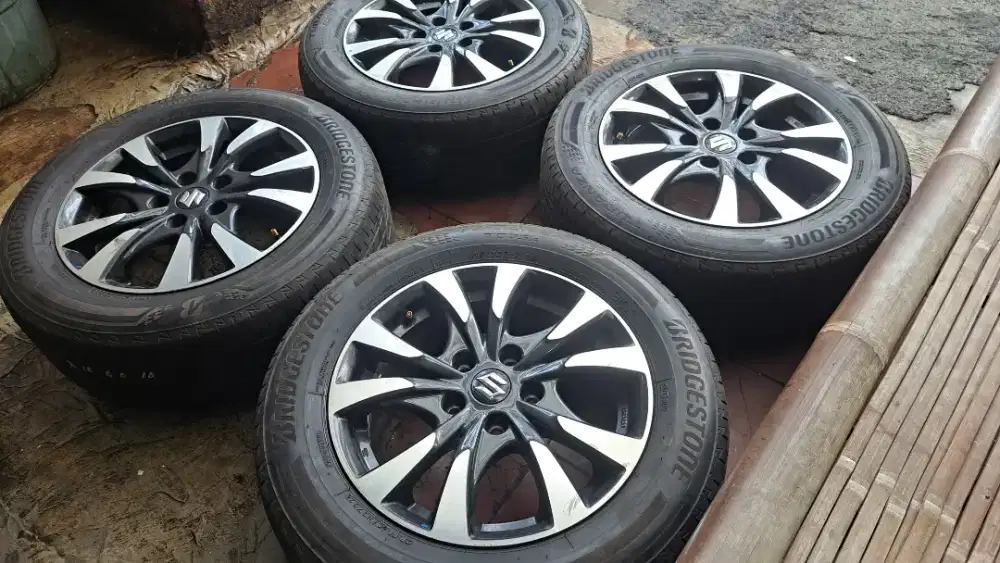 Velg dan ban r16 sx4 s-cross cocok buat ertiga luxio x over xl7 dll