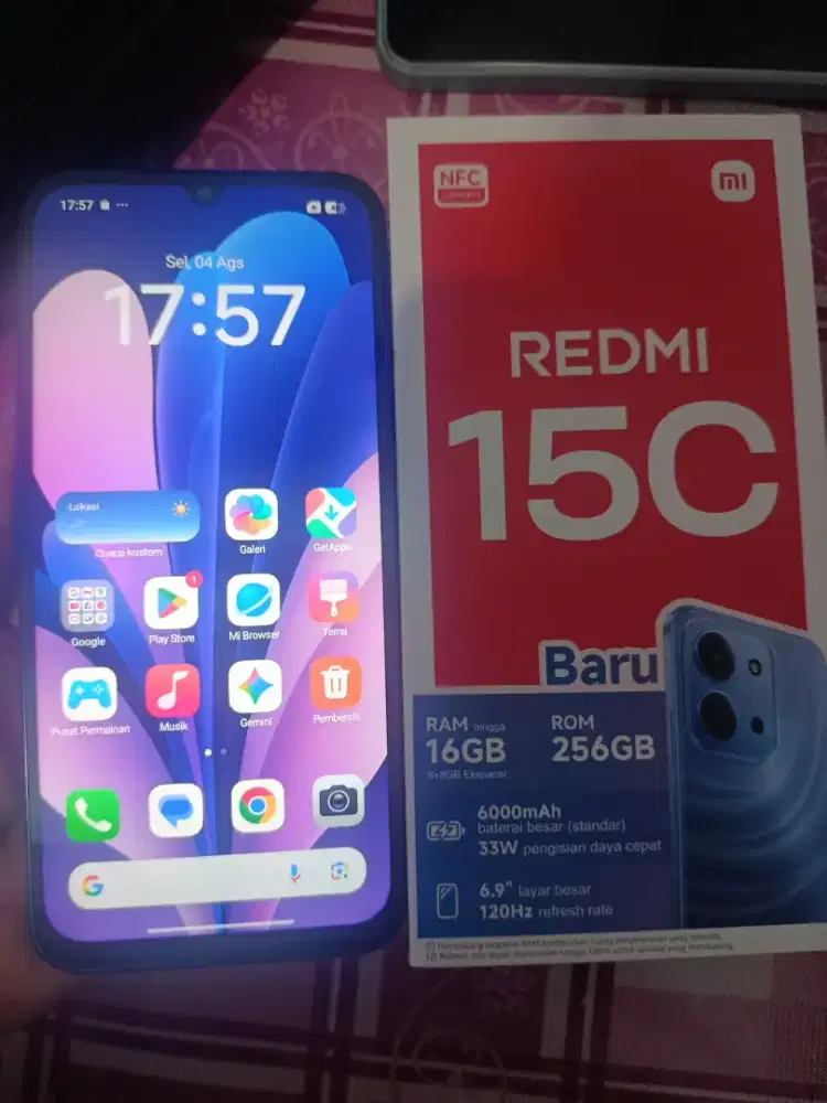 HP redmi 15c 8/256