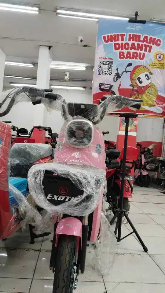 Jual Sepeda Listrik EXOTIC X-610 PINK