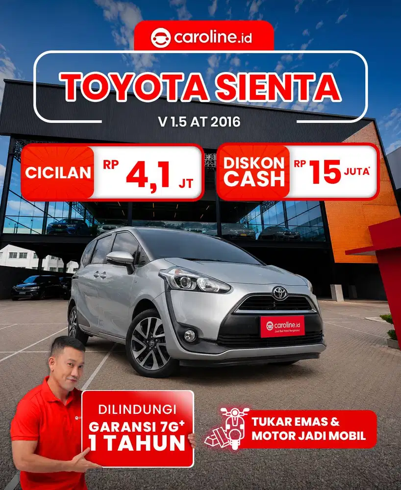 Toyota Sienta V Matic 2016