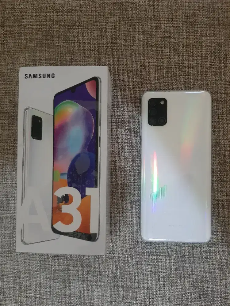 Hp samsung A31 mulus lengkap