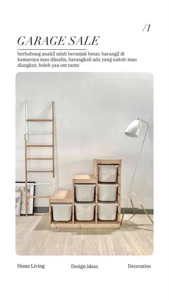 Lemari penyimpanan mainan ikea