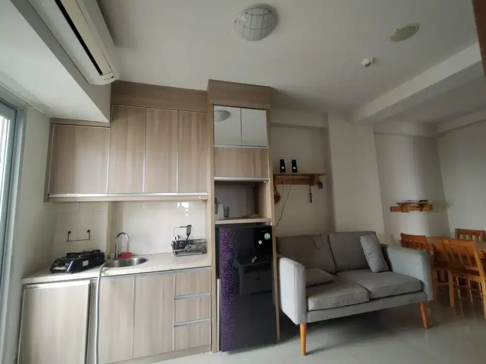 Dijual Oak Tower B Full Furnish Pulo Gadung – Lantai Tinggi, AJB Ready, 2 Bedroom, Siap Huni