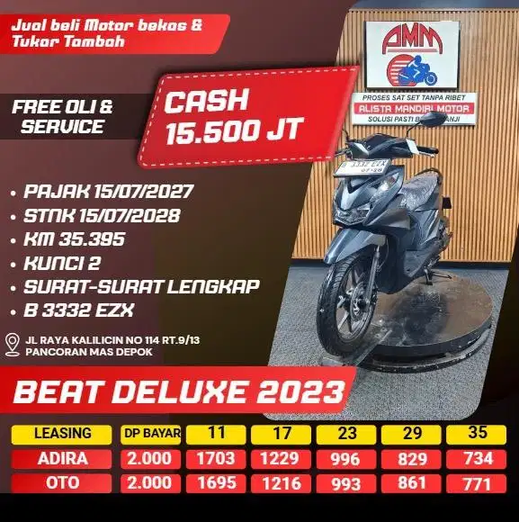 BEAT DELUXE 2023 BISA KREDIT/TRADE IN/PAKE CC/PAYLATER