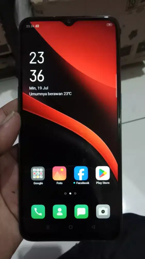 Oppo A31 4G 8/256 layar 6.5 inchi mulus