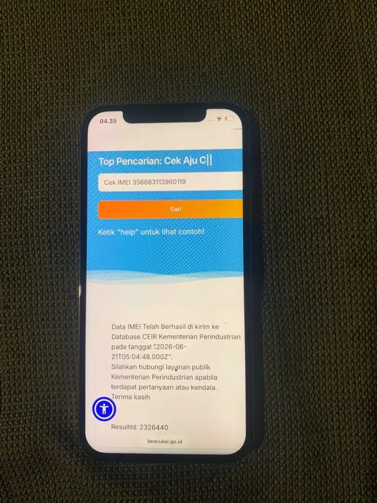 Iphone 12 pro 128 bc / ip 12 pro 128 beacukai