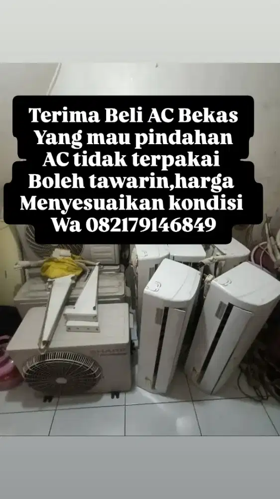 Terima Beli AC bekas,Ready AC second berkualitas