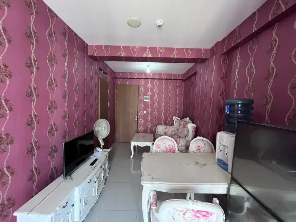 Dijual Oak Tower 2 Bedroom – Siap KPA, View Kolam, Full Furnish, Pulo Gadung