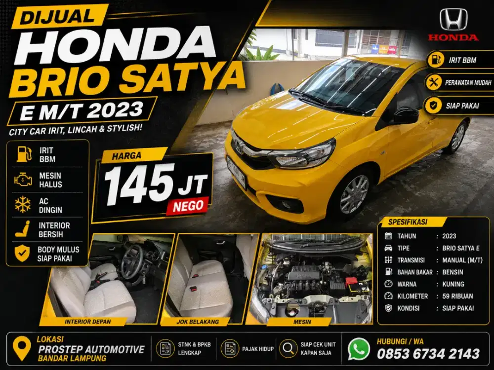 BRIO SATYA E MANUAL TAHUN 2023
