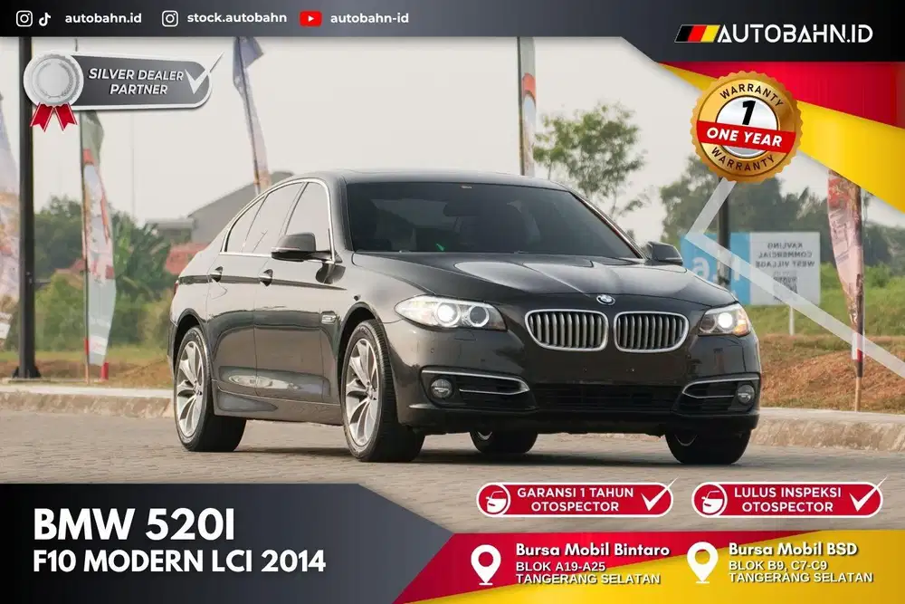 Big Bos! BMW 520i Luxury F10 LCI 2014 Full Opt! 320i c250 528i e250