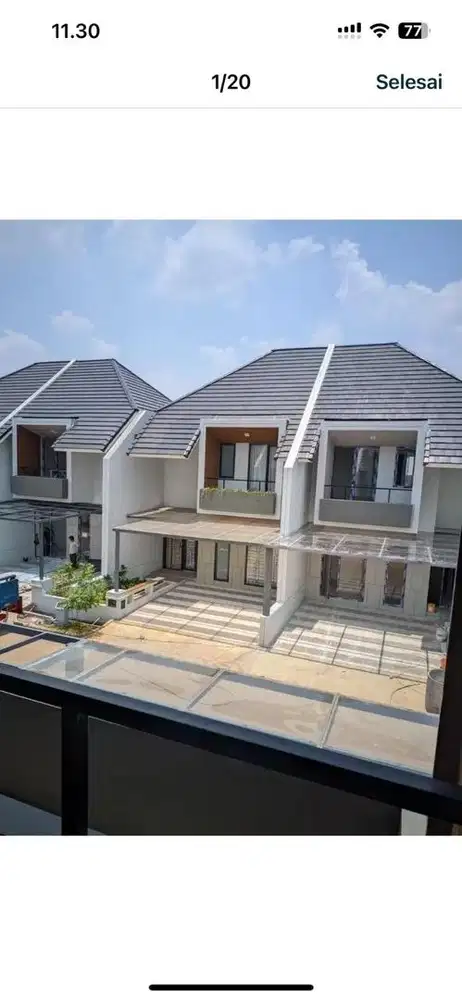 Dijual cepat rumah cluster di perumahaan evergreen rumah baru