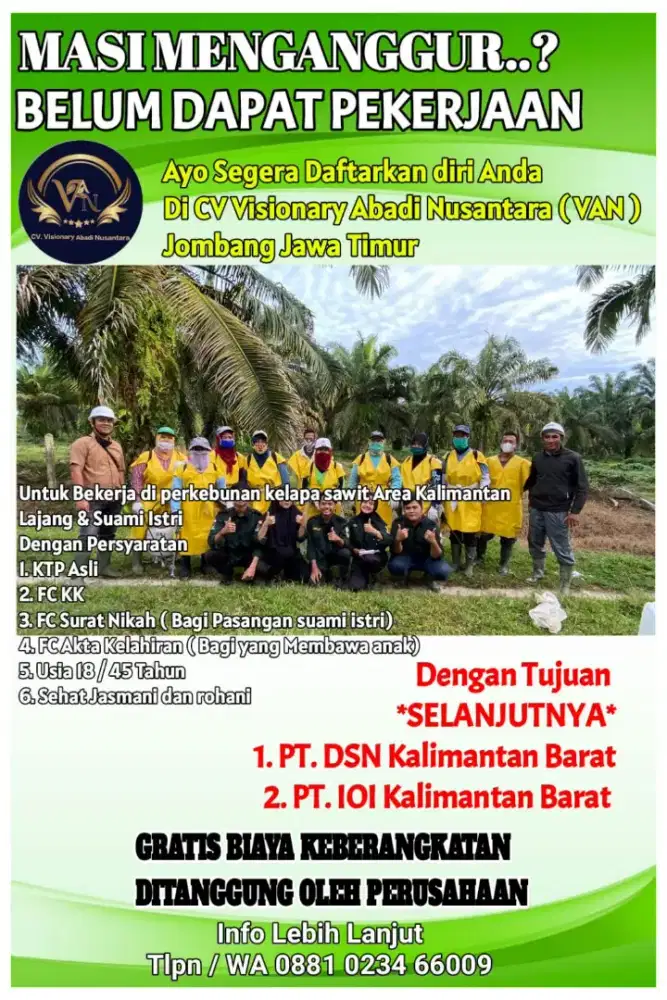 Loker sawit kalimantan
