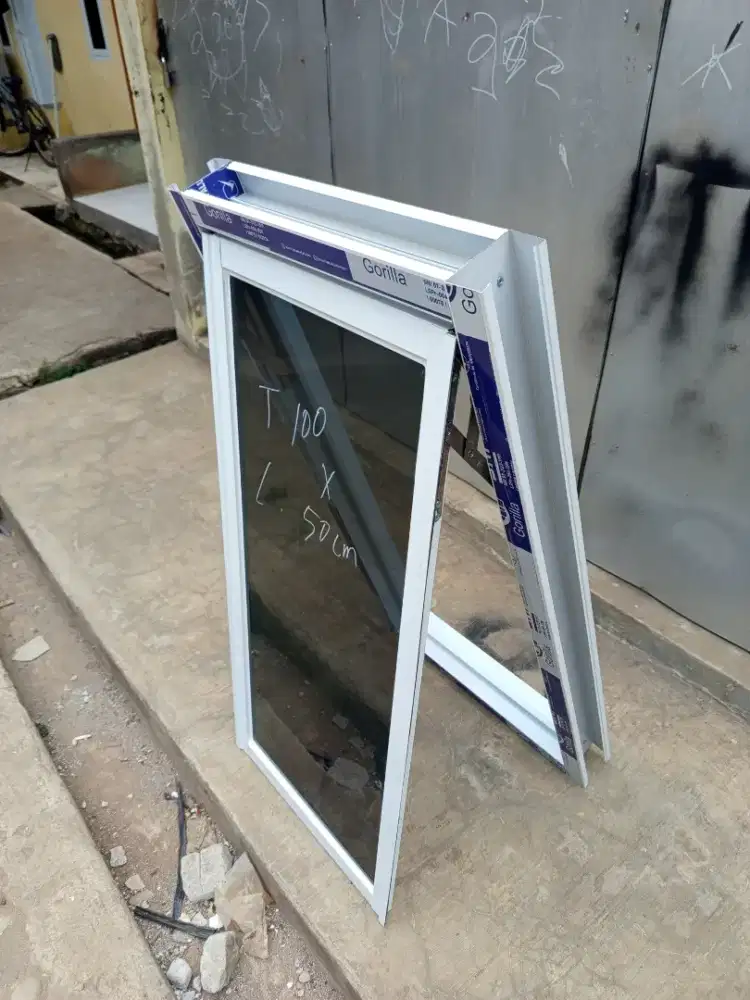 Jendela aluminium.gordeng baja exterior
