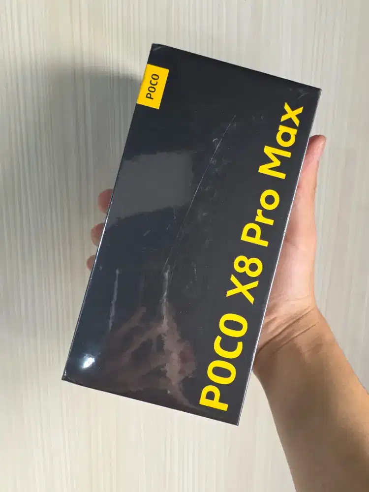 poco x8 promax 12/512 new/segel ori garansi resmi Indonesia