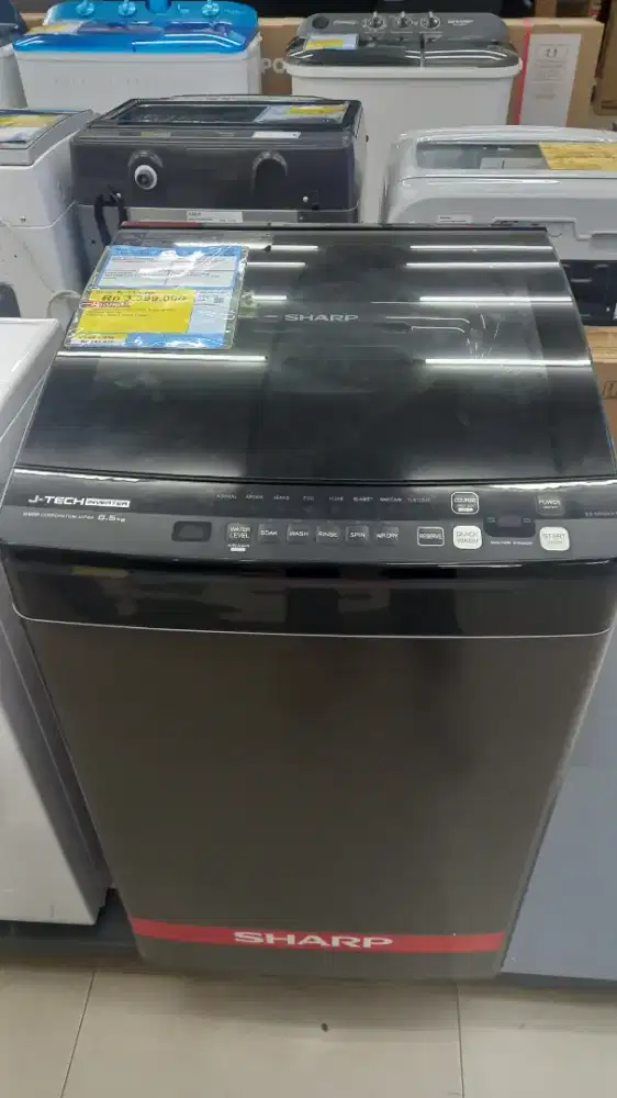 PROMO CICILAN BUNGA 0% HOME CREDIT ( Mesin Cuci Sharp 8.5 Kg Inverter)