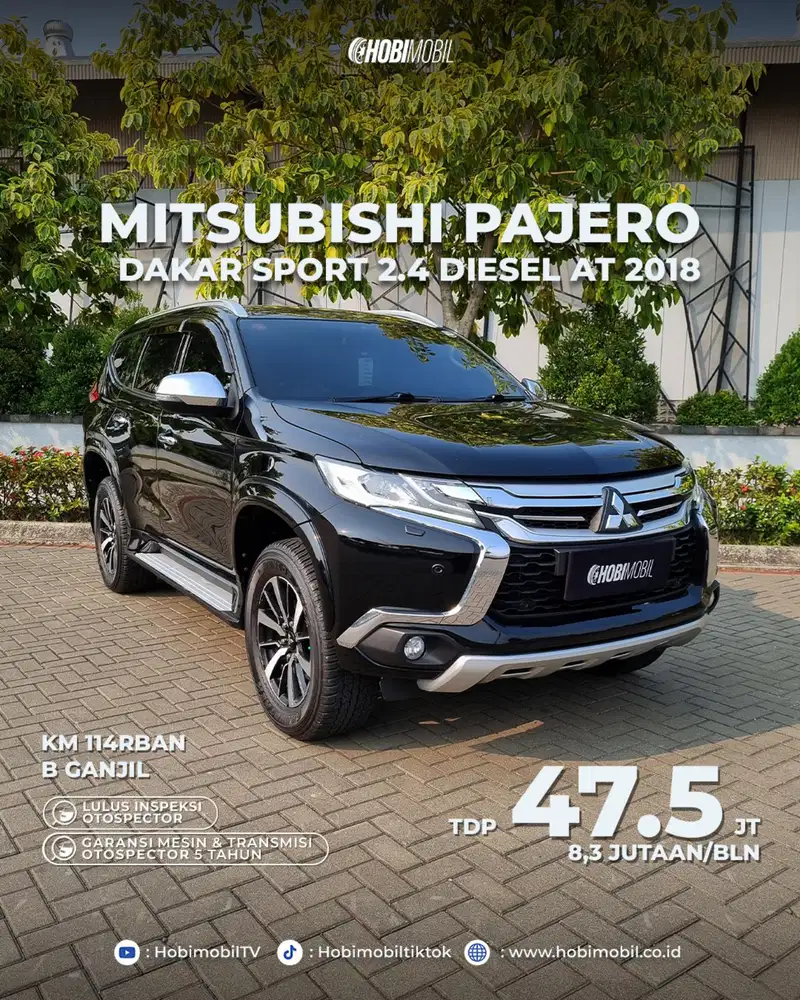 Pajero Dakar Sport 2.4 Diesel AT Thn 2018