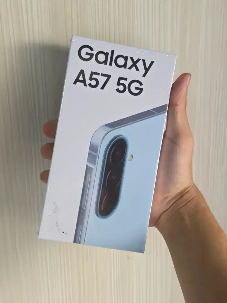 Samsung a57 8/256 new/baru segel ori ice blue garansi resmi Indonesia
