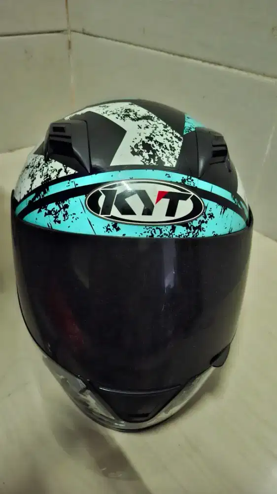 HELM KYT R-10 BLUE AQUA