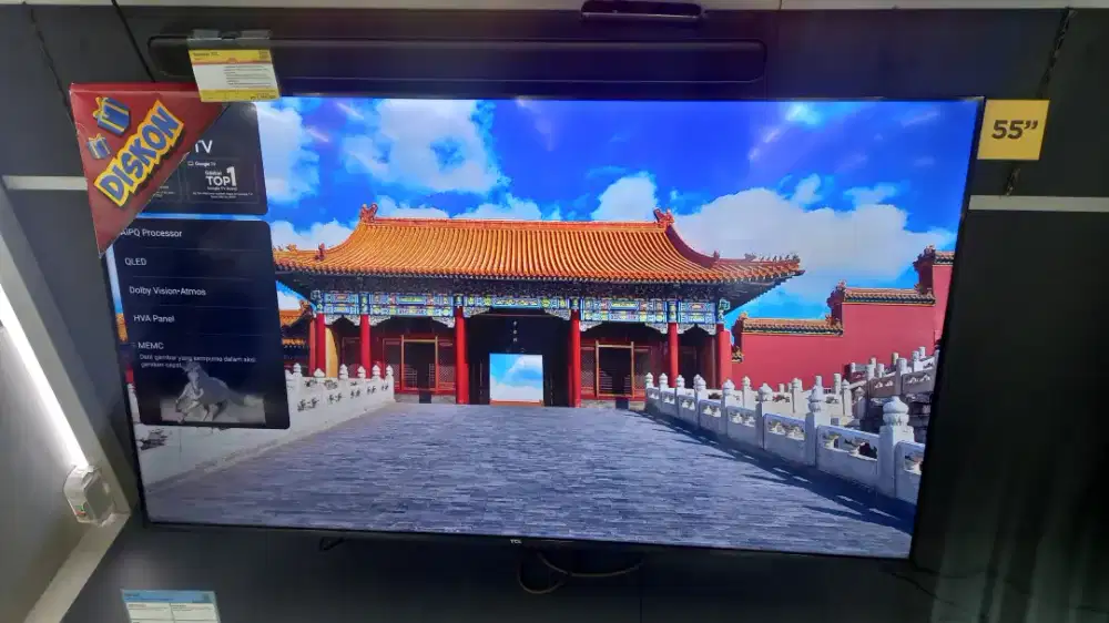 PROMO CICILAN BUNGA 0% HOME CREDIT ( TCL Qled Google TV 55 )