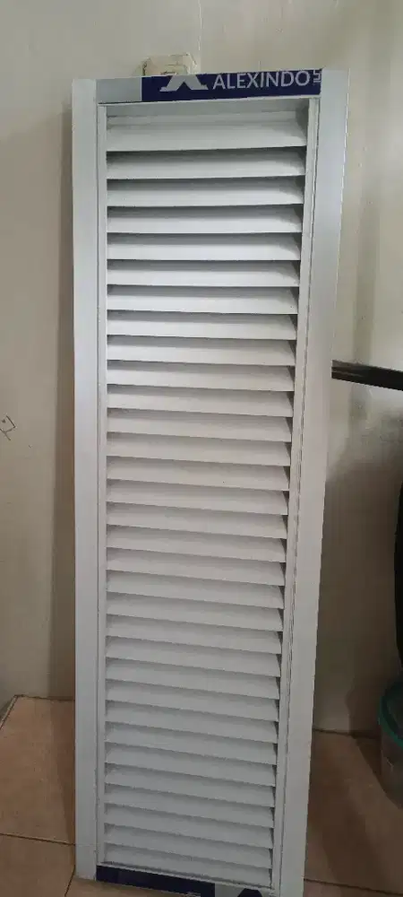 Murah Jendela Aluminium Loster /jeruji 133 cm x 30 cm