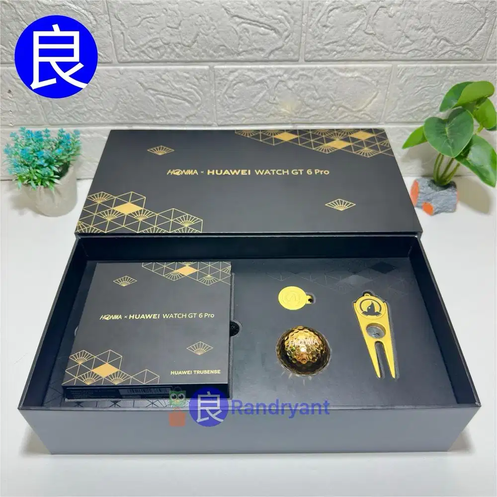 Honma X Huawei Watch GT 6 Pro 46mm Black Gold Garansi Resmi Indo