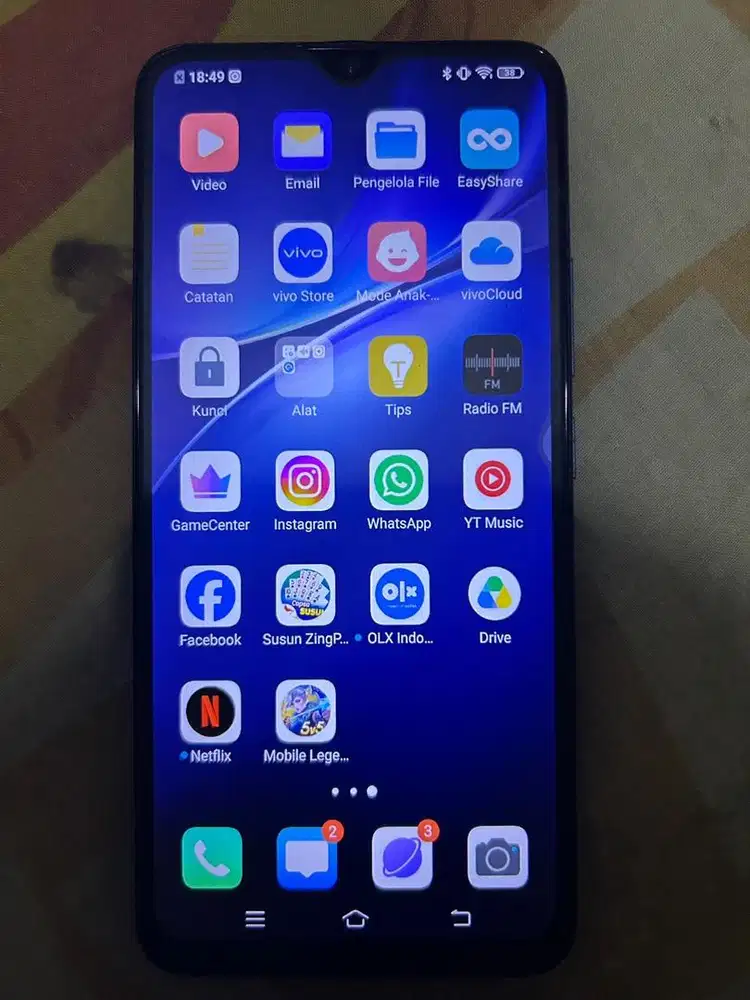 Hp Vivo y19 ram 8/256gb