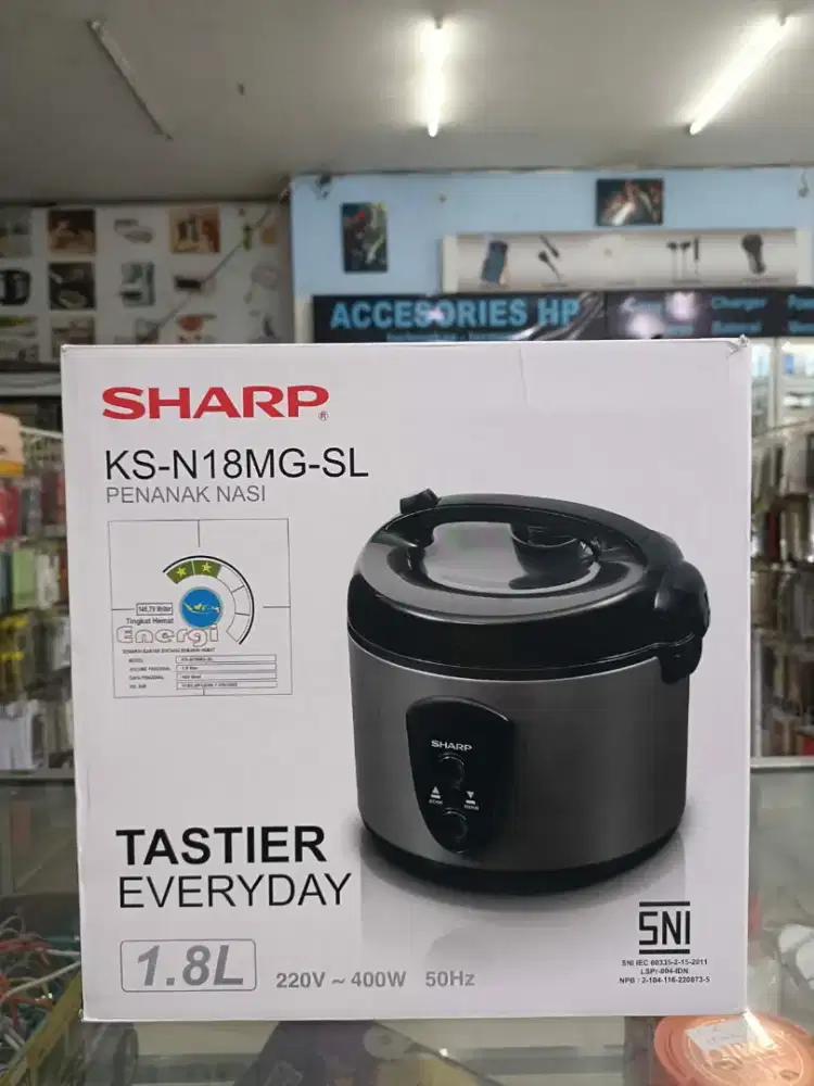RICE COOKER SHARP KS-N18MG-SL PENANAK NASI 1.8 LITER ANTI LENGKET