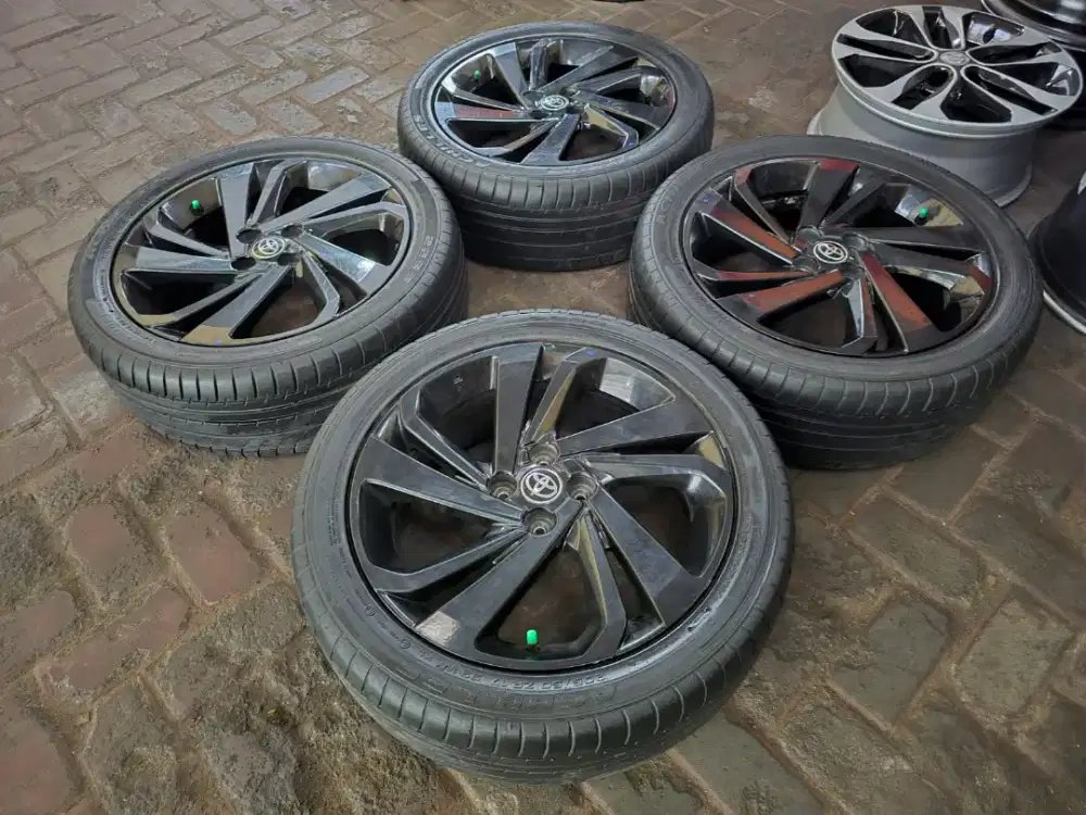 Velg Ban TEBAL 90% Ori Toyota Raize Daihatsu Rocky GR SPORT R17 Altis