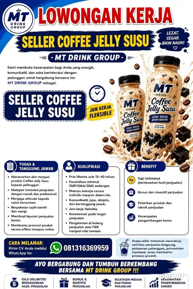 SALES MARKETING MINUMAN BOTOLAN