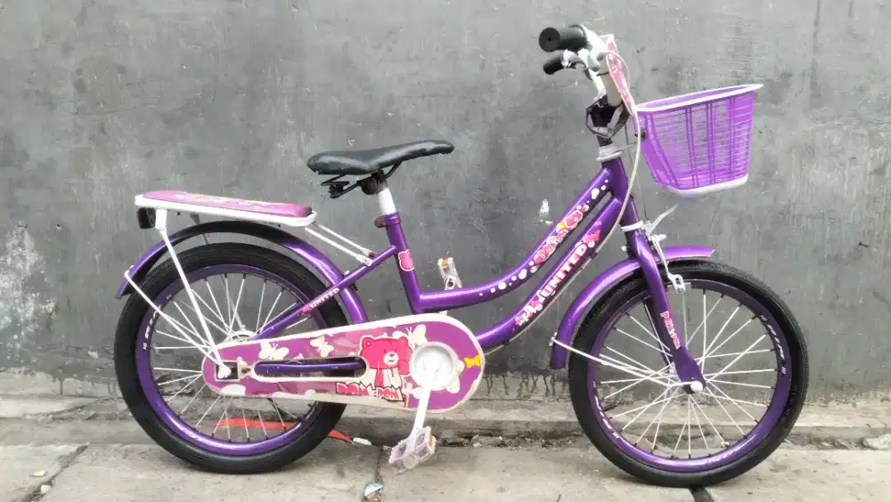 Sepeda anak united pompom