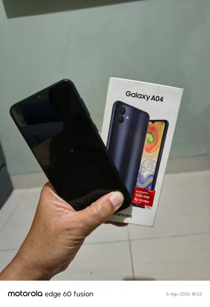 Samsung galaxy A04 ram 4/64gb warna black