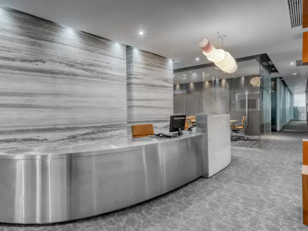 Bertemu, bekerja, atau berkolaborasi di business centre profesional kami di Regus Tempo Scan
