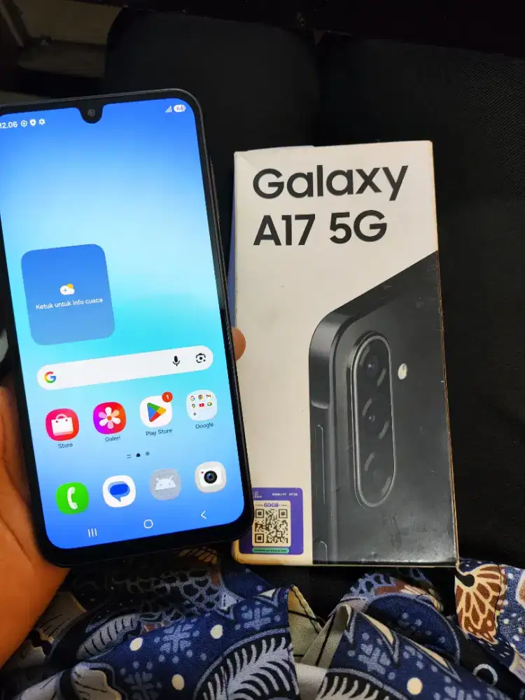 Samsung A17 5G Full set Nominus Garansi sein lecet pemakaian