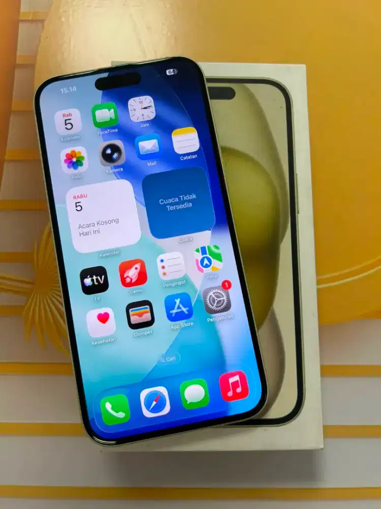 iPhone 15 Plus 128gb yellow Fulset