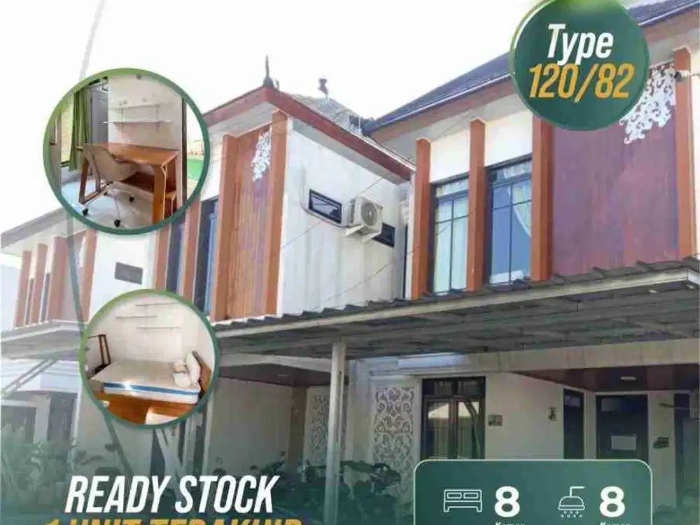 Jual Bangunan Kosan 8 Kamar Langsung Cuan Dekat IPB, Bogor