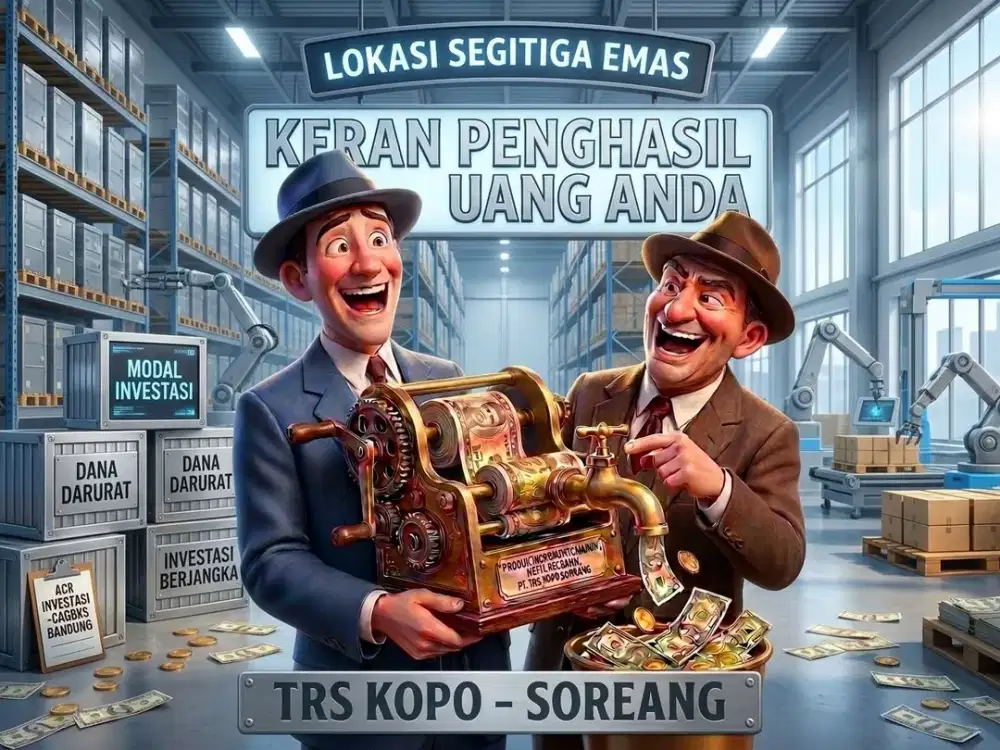JUAL GUDANG BONUS RUMAH DAN RUKO DI SOREANG, KOPO, KABUPATEN BANDUNG.