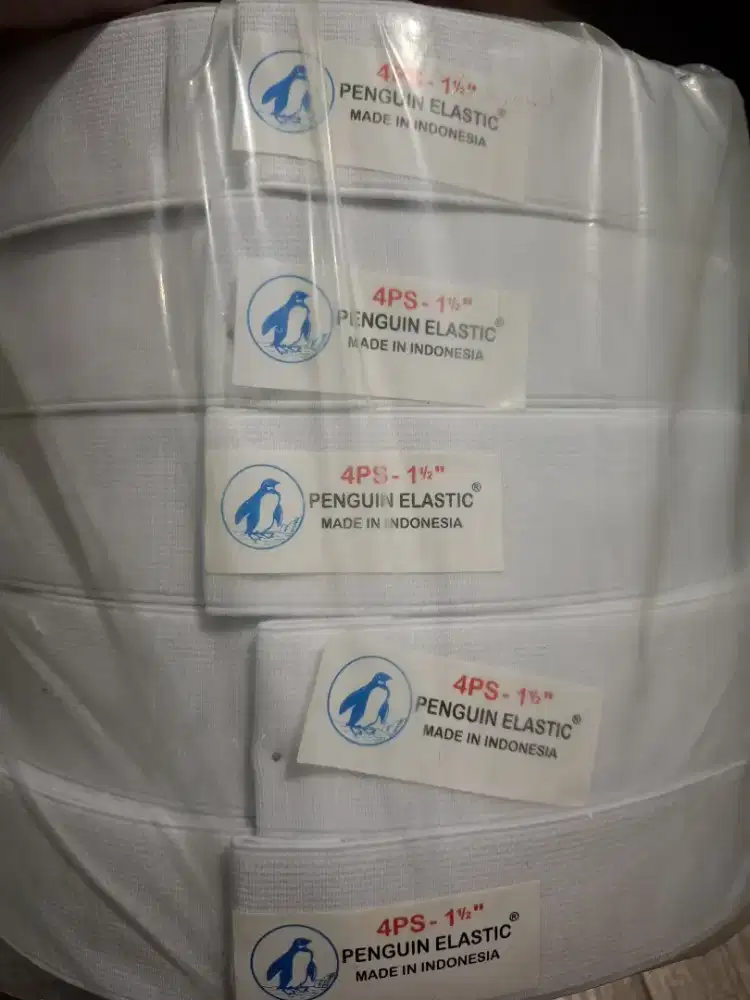 Karet Elastis Penguin warna putih