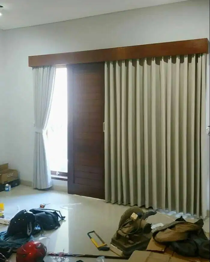 Jual gorden jendela model terbaru gorden pintu blackout gorden kantor