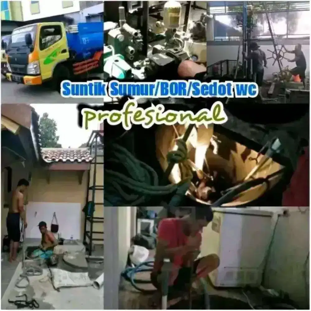 Sedot WC tinja saluran mampet sumur bor ga