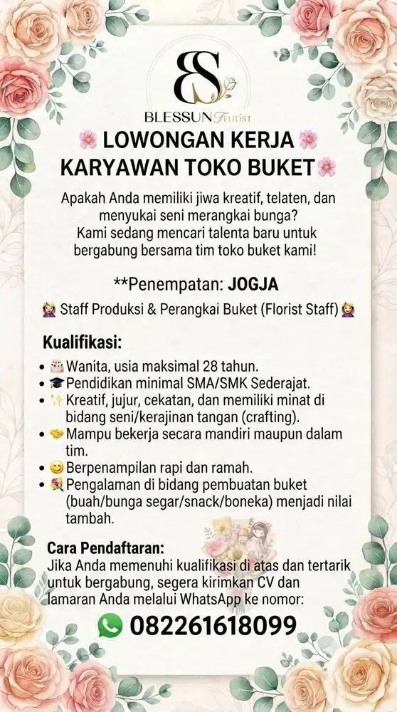 Kerja fulltime Bucket & souvenir