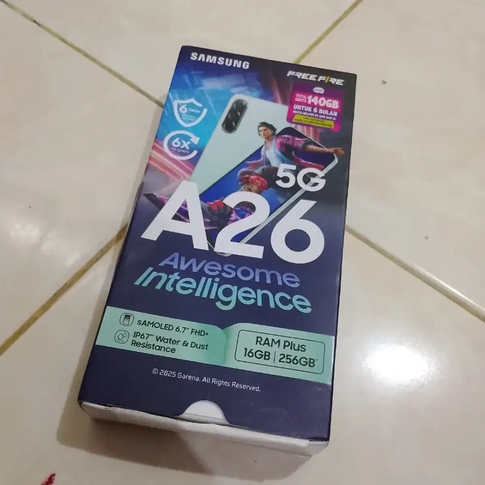 Samsung A26 5G Warna Pink Mulus
