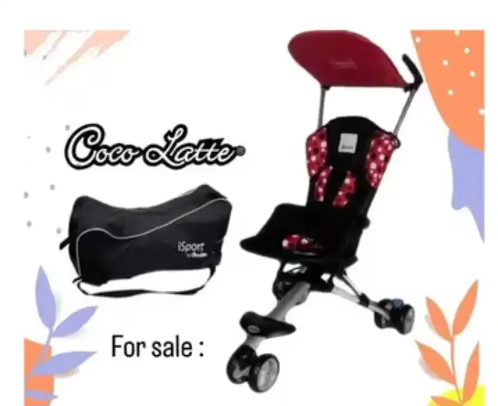 Stroller lipat Coco Latte isport