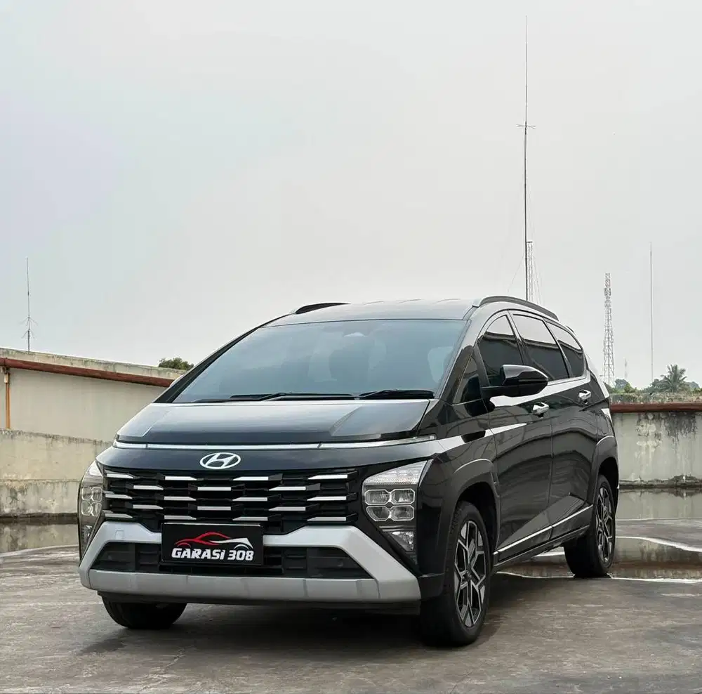Low Km 11rb Hyundai Stargazer X Prime IVT AT 2024 Hitam KM 11 rb recor