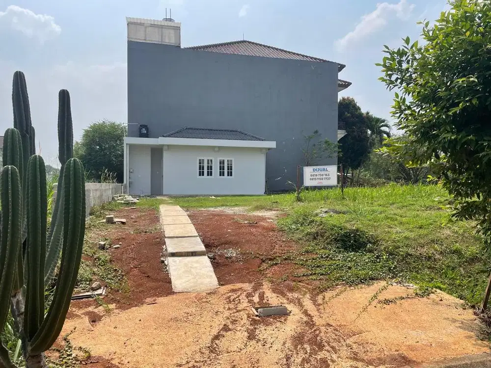 Rumah Hitung Tanah SHM 395m2 Cluster Bali Telaga Golf Sawangan Depok