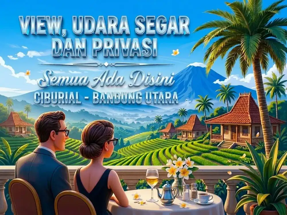 JUAL VILLA BAYAR TANAH SAJA DI CIBURIAL, DAGO, BANDUNG UTARA.