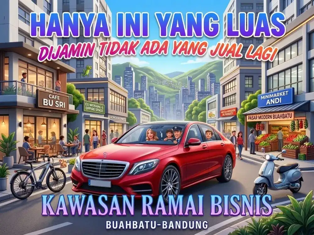 JUAL TANAH DI BUAH BATU, TURANGGA, LENGKONG, BANDUNG KOTA.
