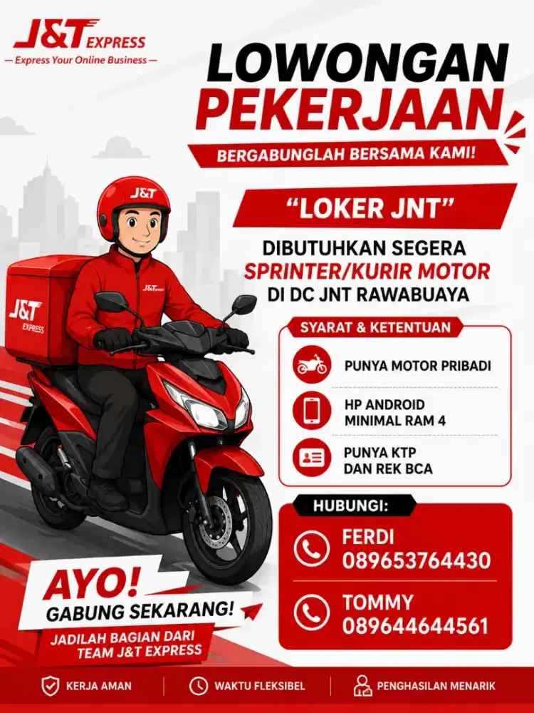 Kurir Pickup Paket J&T Express
