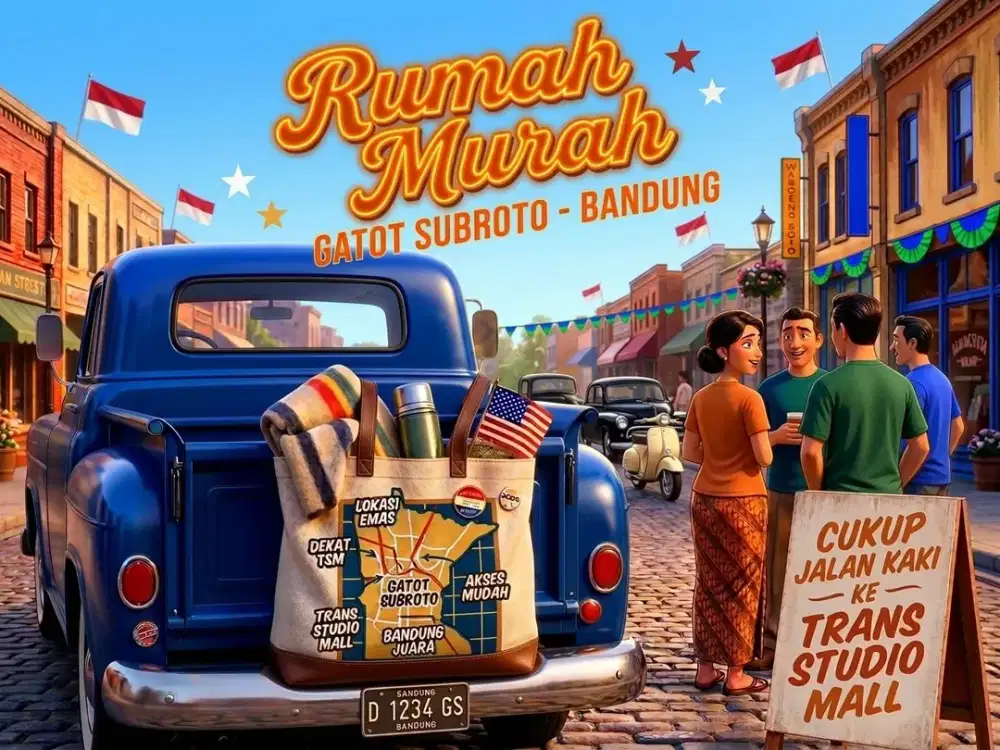 JUAL RUMAH DI GATOT SUBROTO, BATUNUNGGAL, BUAH BATU, BANDUNG KOTA.