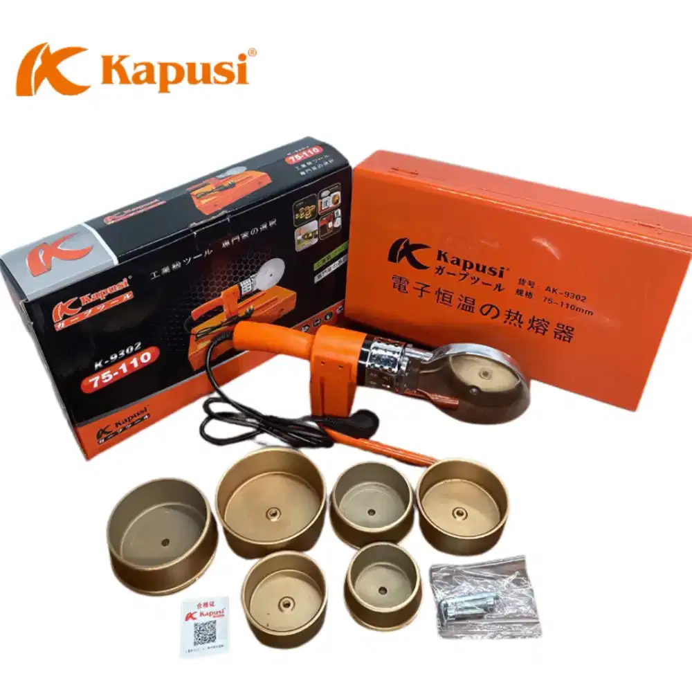 Mesin Las Listrik Pemanas Pipa PPR 20 - 32 mm - 63 mm MOLLAR KAPUSI