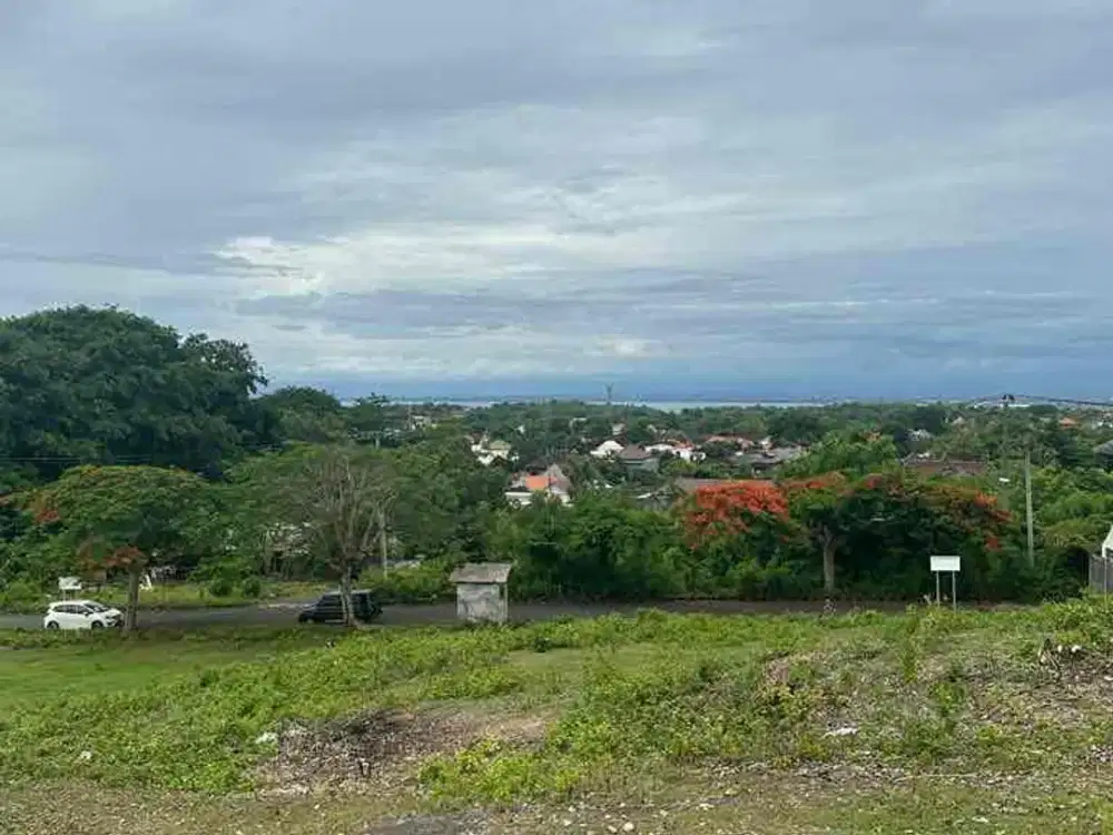 Tanah exclusive di Bukit bintang Ungasan langsung dengan View laut dan Tol Mandara.